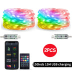 Guirlande Lumineuse Féérique RGB Intelligente avec Contrôle par Application