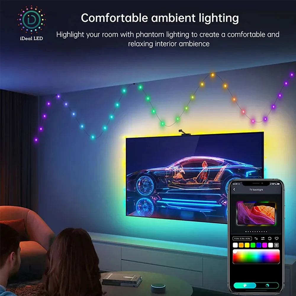 Guirlande Lumineuse Féérique RGB Intelligente avec Contrôle par Application